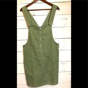 Corduroy Overall Dress